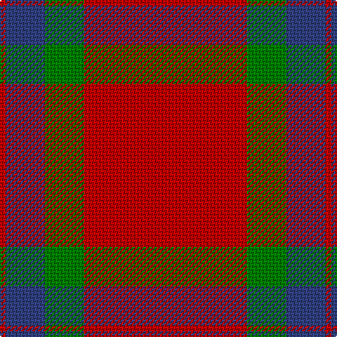 R/4 B28 G28 R56 R/4 tartan Tartan detail