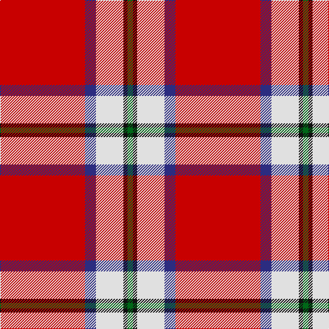 R/124 DB16 LN40 K6 G/8 tartan Tartan detail