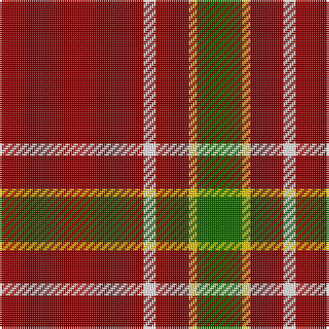 DR/70 W6 DR16 Y4 G/22 tartan Tartan detail