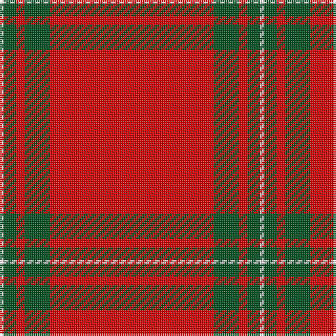 LN/2 G6 R4 G12 R/78 tartan Tartan detail