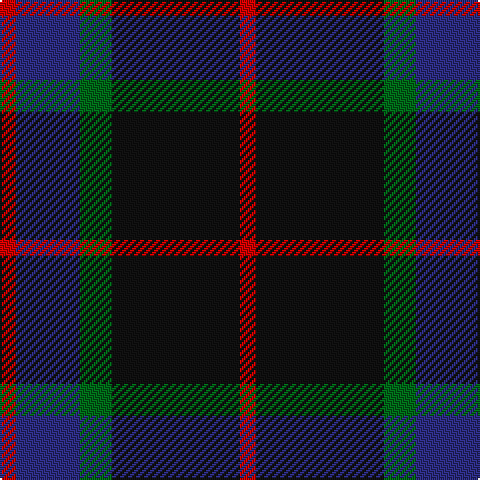 R/8 DB32 G16 K64 R/8 tartan Tartan detail