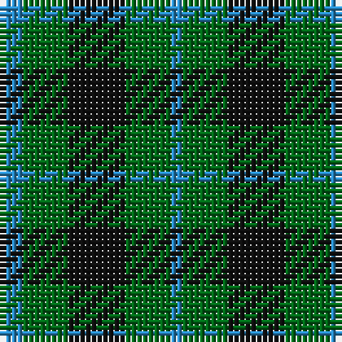 B/2 G8 K10 G8 B/4 tartan Tartan detail