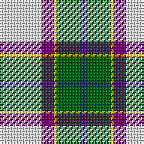 LN/28 P8 Y2 G16 DB/4 tartan Tartan detail