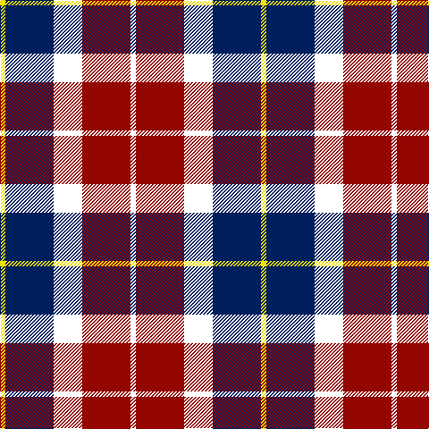 Y/6 DB54 W32 DR54 W/6 tartan Tartan detail