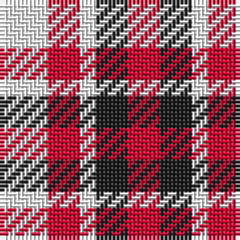 W/12 R8 W4 K8 R/8 tartan Tartan detail
