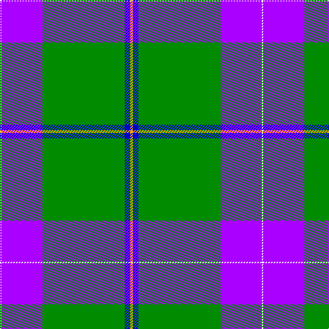 W/2 P60 G120 B8 Y/4 tartan Tartan detail