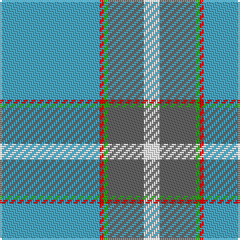 B/50 R2 G2 N18 W/8 tartan Tartan detail