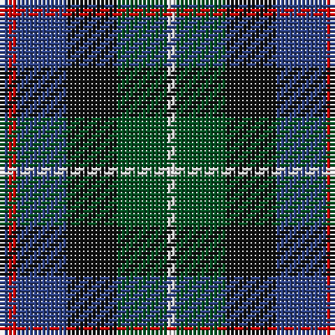 B/2 R2 B12 K12 G12 LN/2 tartan Tartan detail