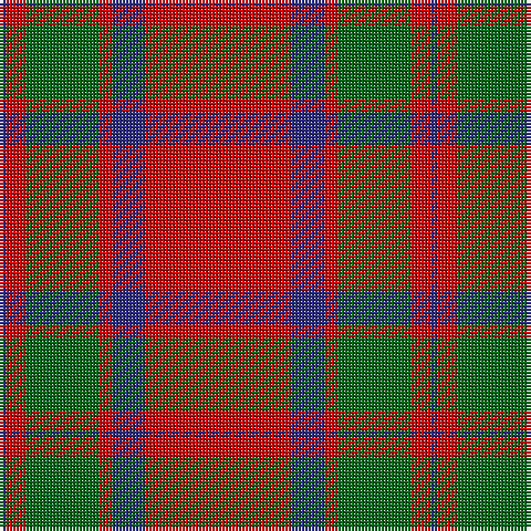 DB/2 R6 G22 R4 DB10 R/44 tartan Tartan detail