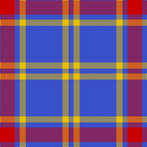 R/48 B16 Y20 B120 Y20 B/16 tartan Tartan detail
