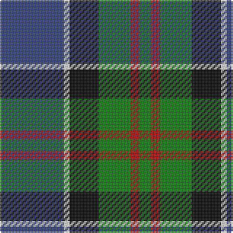 B/44 LN4 K20 G22 R6 G/8 tartan Tartan detail