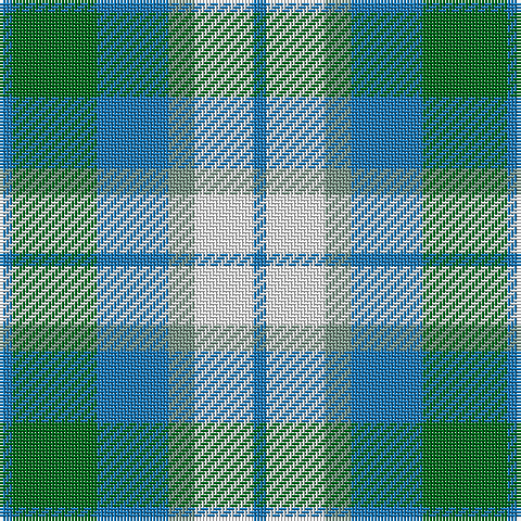 B/4 G26 B22 LG8 W18 B/4 tartan Tartan detail