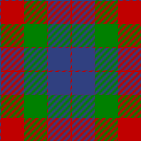 B/4 R78 G78 R2 B78 R/4 tartan Tartan detail