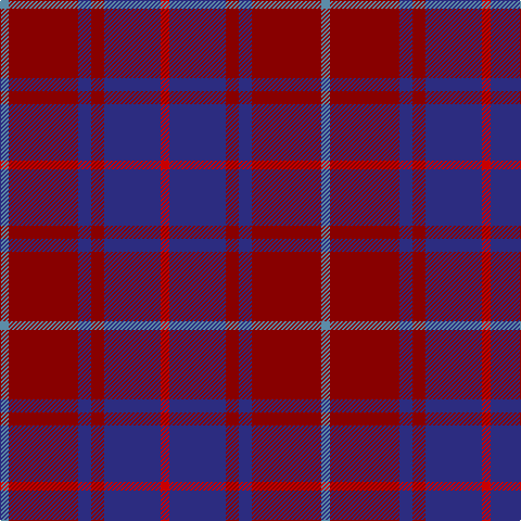 B/8 DR64 DB12 DR12 DB52 R/8 tartan Tartan detail