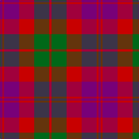 P/8 R6 P52 R52 G52 R/8 tartan Tartan detail