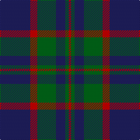 DB/52 R12 G32 DB16 G6 R/4 tartan Tartan detail