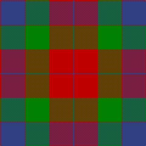 B/4 R78 G78 R2 B78 R/4 tartan Tartan detail