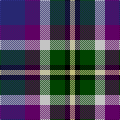 DB/50 P30 W20 G30 K10 LY/10 tartan Tartan detail