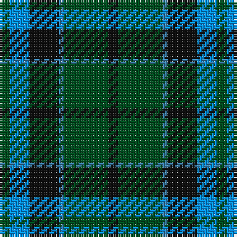 G/4 Ba8 K12 B2 G18 K/4 tartan Tartan detail