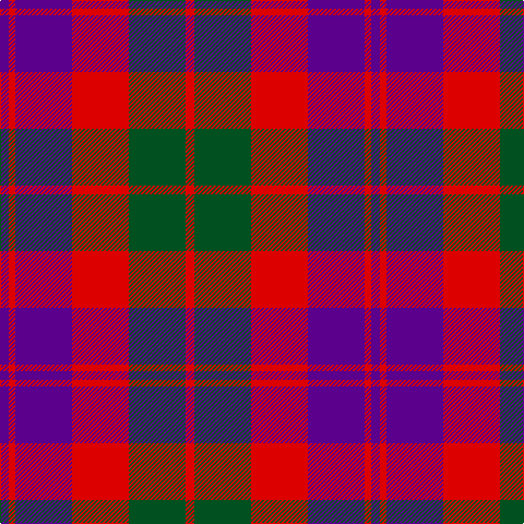 P/8 R6 P52 R52 G52 R/8 tartan Tartan detail