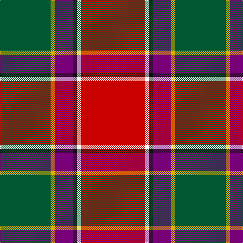 G/100 Y8 P36 K8 W8 R/126 tartan Tartan detail