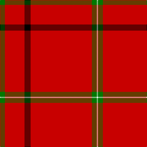 G/16 R64 K20 R200 G16 W/4 tartan Tartan detail