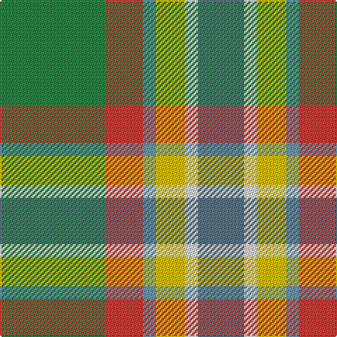 B/33 LN9 Y21 Ba9 R27 G/75 tartan Tartan detail