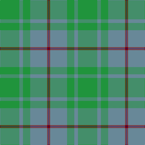 DB/2 DR4 B56 G24 B12 G/64 tartan Tartan detail