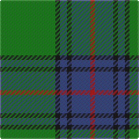 G/48 K4 B6 K4 B16 R/4 tartan Tartan detail