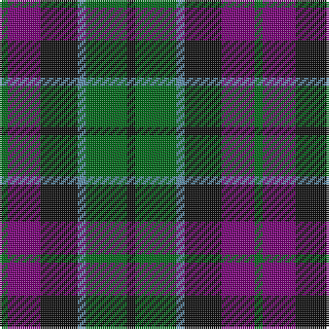 G/4 P16 K18 B4 G20 K/4 tartan Tartan detail