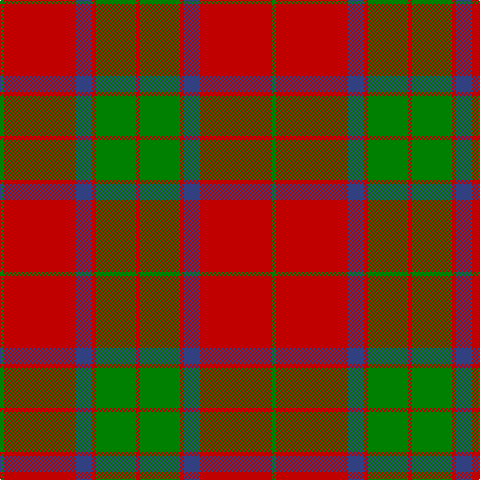 G/4 R72 B16 R4 G40 R/4 tartan Tartan detail