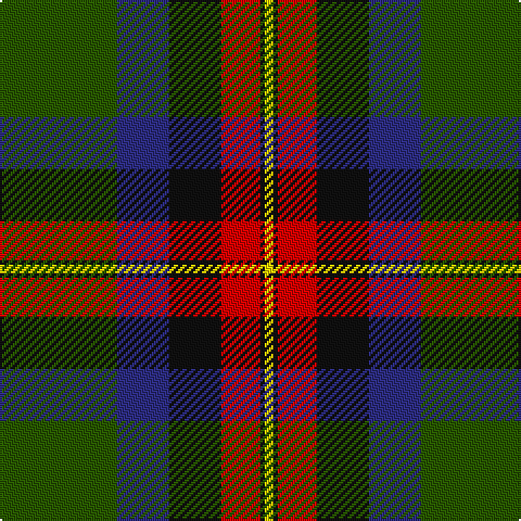 G/54 DB24 K24 R18 K2 Y/4 tartan Tartan detail