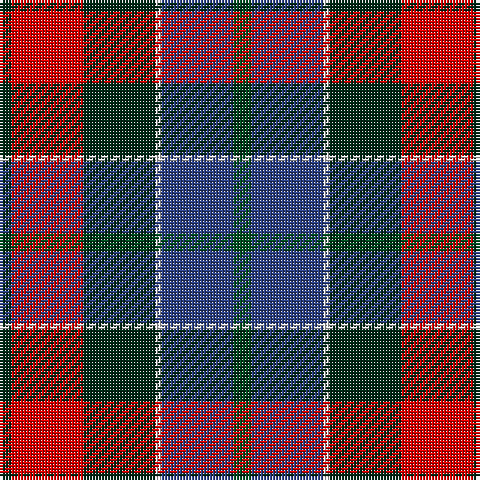 DG/4 R24 DG24 LN2 B24 G/6 tartan Tartan detail