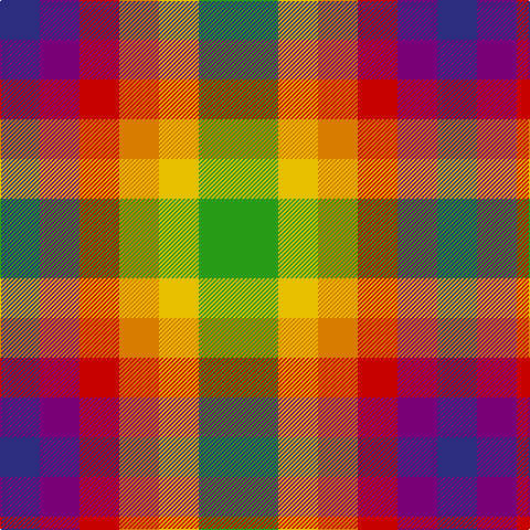 DB/36 P36 R36 O36 Y36 G/72 tartan Tartan detail