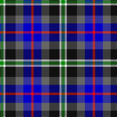 G/14 W8 K42 N32 B32 R/10 tartan Tartan detail
