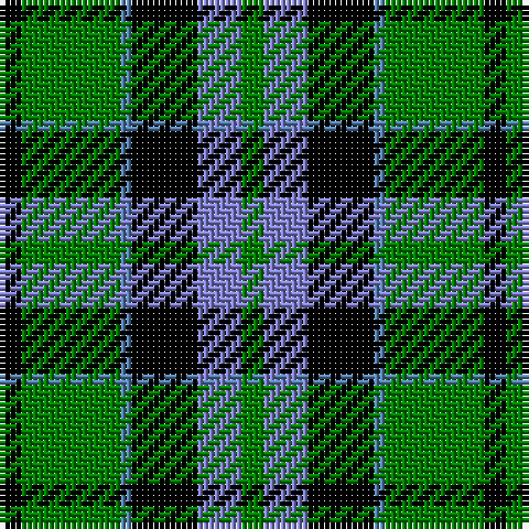 K/4 G18 Ba2 K12 B8 G/4 tartan Tartan detail