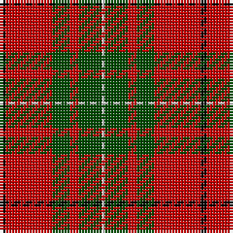 K/2 R16 G6 R3 G8 N/1 tartan Tartan detail