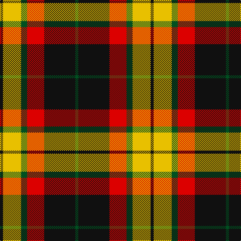 K/6 Y36 G12 R34 K62 G/6 tartan Tartan detail