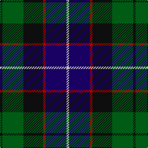 K/4 G34 K32 R4 DB34 W/4 tartan Tartan detail