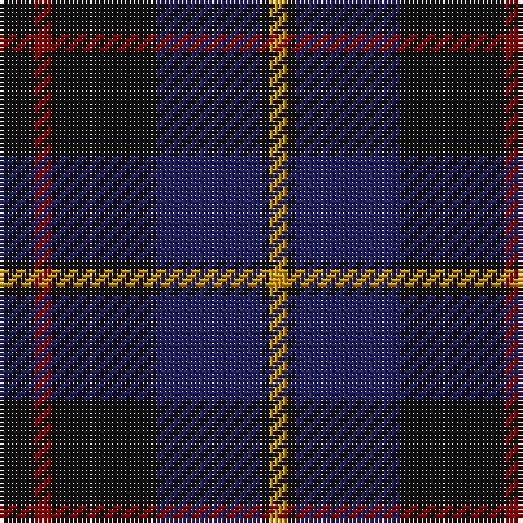DY/4 K2 DB24 K24 DR4 K/8 tartan Tartan detail