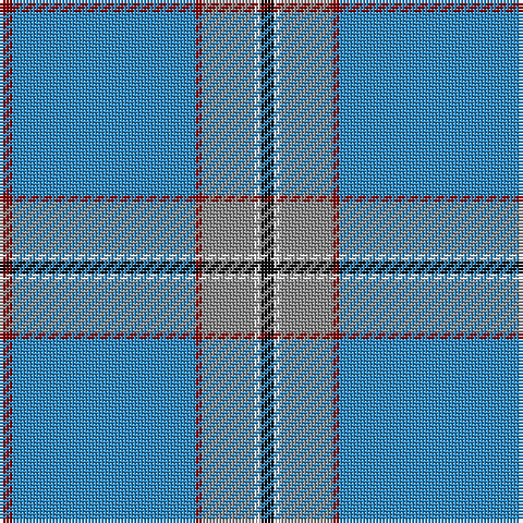 DR/4 B56 DR2 N16 LN2 K/4 tartan Tartan detail