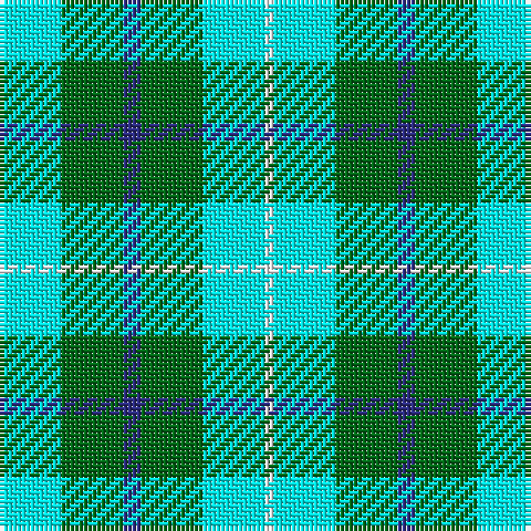 LB/14 Ga14 DBa4 Ga14 LB14 Wa/2 tartan Tartan detail
