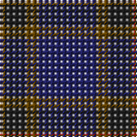 DR/2 T4 K24 T16 DB32 DY/2 tartan Tartan detail