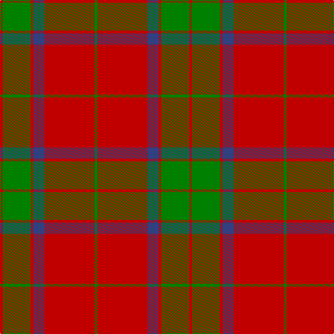 R/4 G40 R4 B16 R72 G/4 tartan Tartan detail