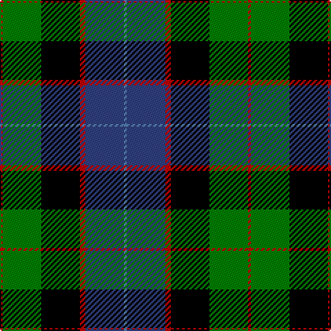 R/2 G28 K28 R4 B28 Ba/2 tartan Tartan detail