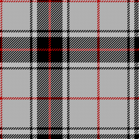 R/4 N48 K4 W8 K20 R/4 tartan Tartan detail
