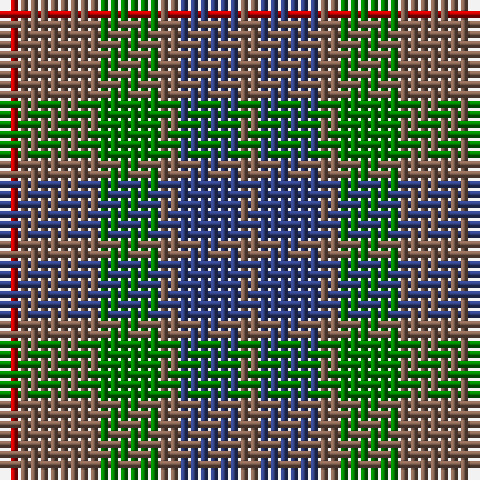 R/2 LT8 G6 LT2 B6 LT/2 tartan Tartan detail