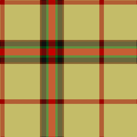 DRa/16 LG124 DR6 K16 G8 R/24 tartan Tartan detail