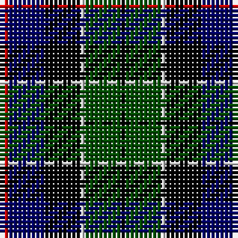 R/2 DB8 K8 N1 G8 K/1 tartan Tartan detail