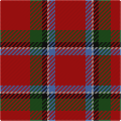 DR/30 DG12 K5 N2 B6 DR/30 tartan Tartan detail
